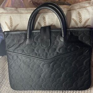 Kiva Black Quilted Handbag or Laptop Bag Lightweight And Stylish by Kiva